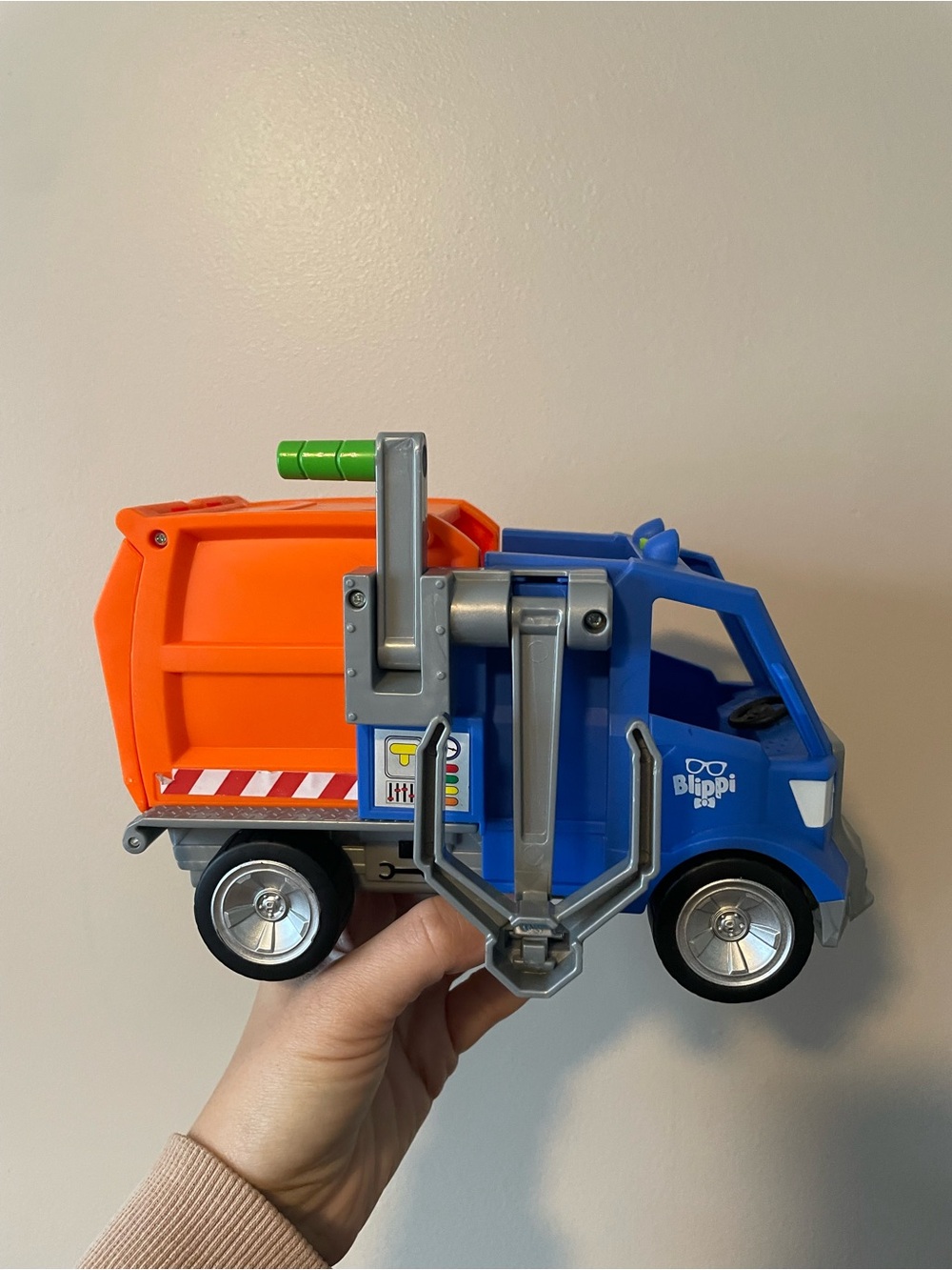 Blippi Blue and Orange Garbage Truck Toy
